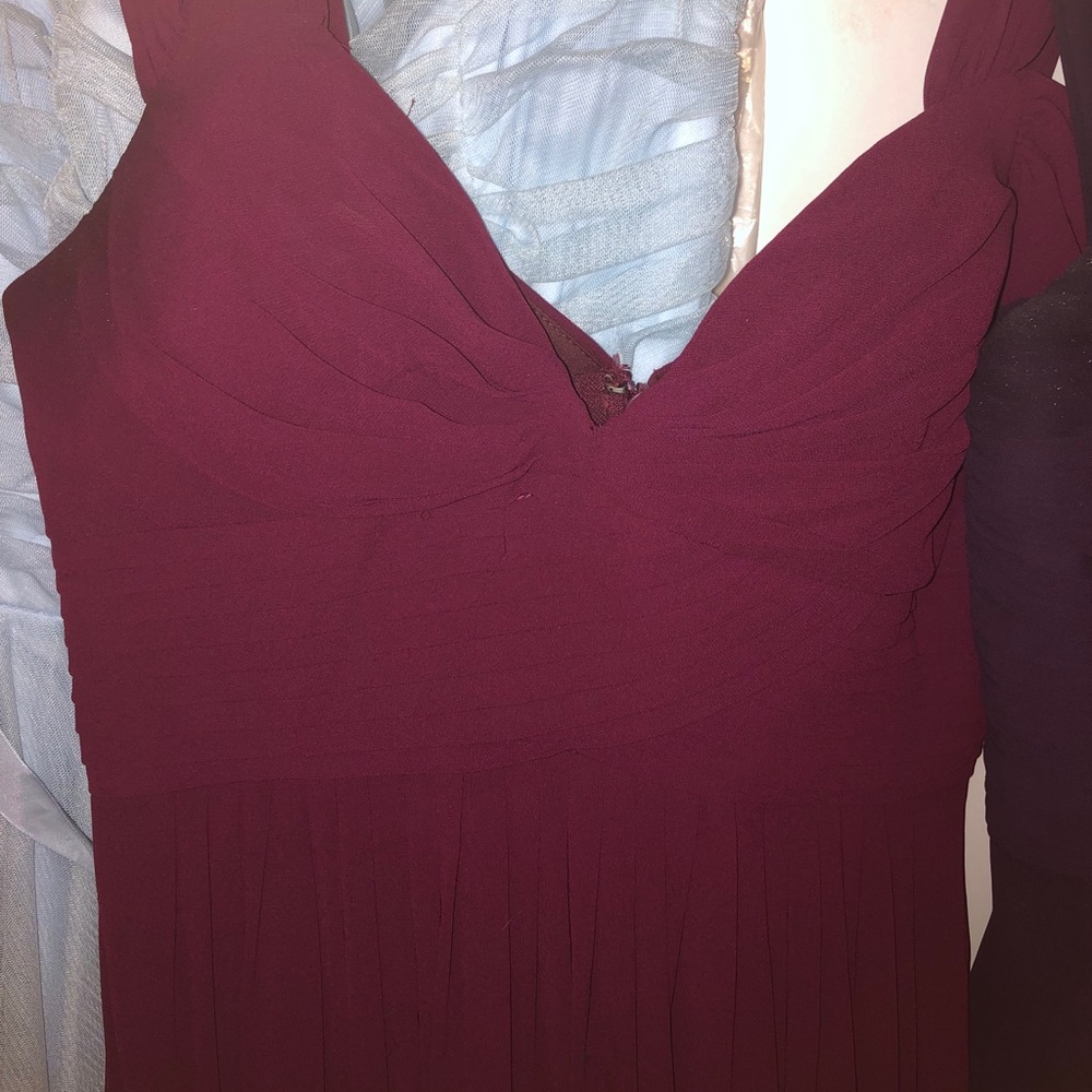 Soieblu burgundy formal dress
